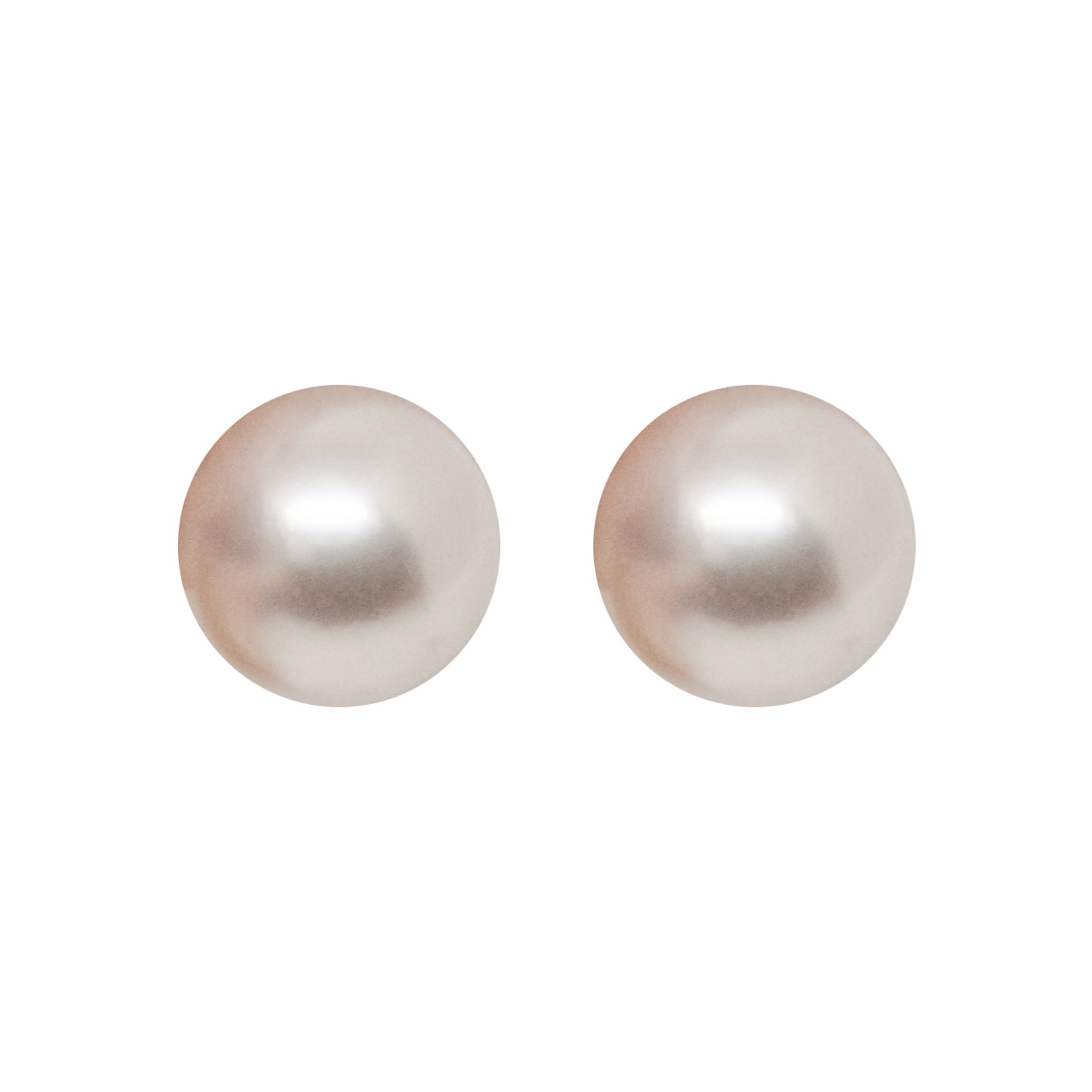 Gioielli in argento sterling 925 Orecchini a bottone di perle dacqua dolce Nekclaces per donna Orecchini e orecchini di perle VIPMOON