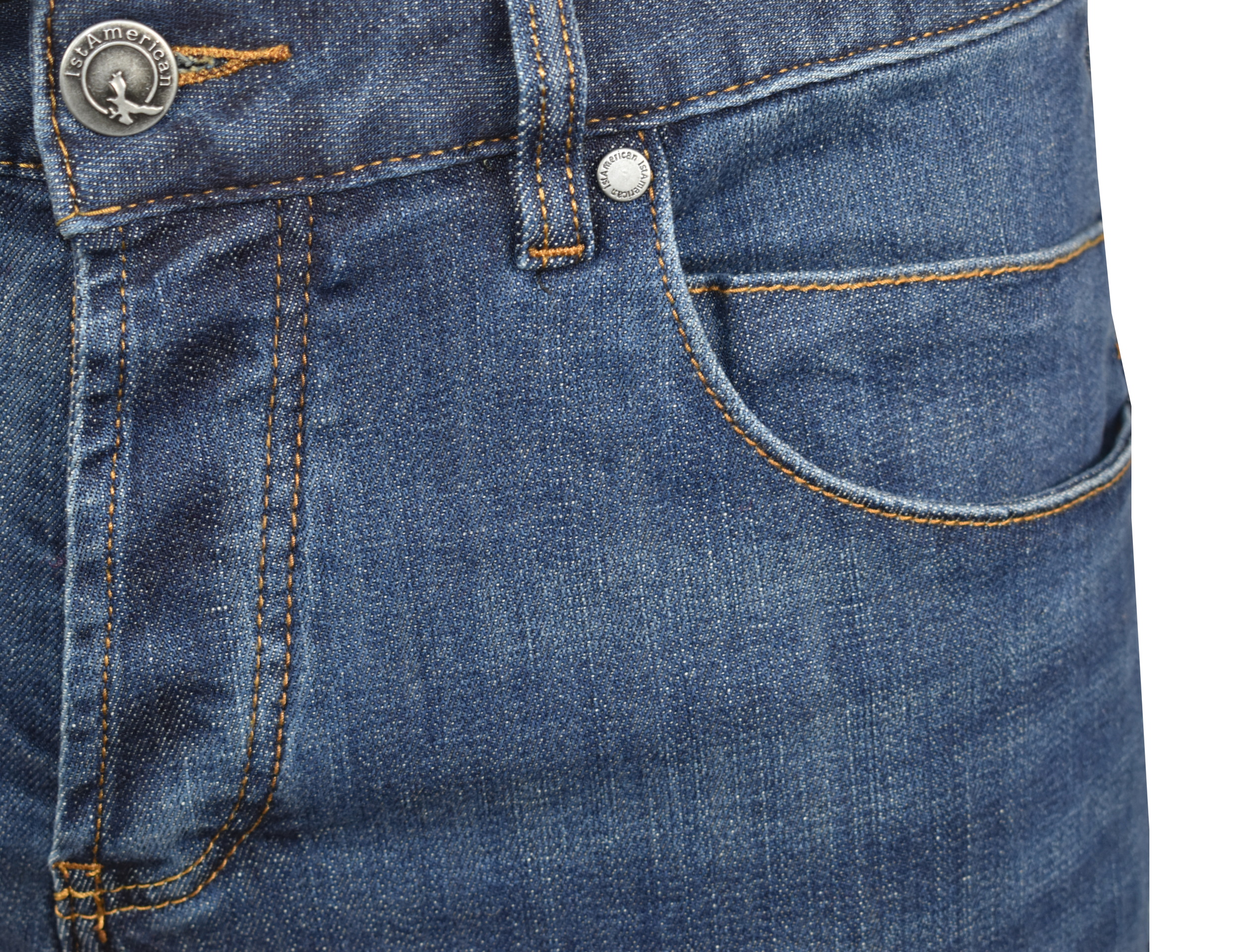 SAM JEANS UOMO 5 TASCHE BLU DENIM 3 1st american jeans fashion uomo 5 tasche colore blu medio denim - 99% cotton 1% elastan denim 1150 oz