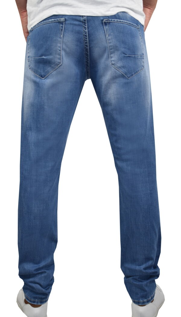 WALT JEANS UOMO 5 TASCHE LIGHT BLU DENIM 1 1st american jeans fashion uomo 5 tasche colore light blu denim - 99% cotton 1% elastan denim 10oz