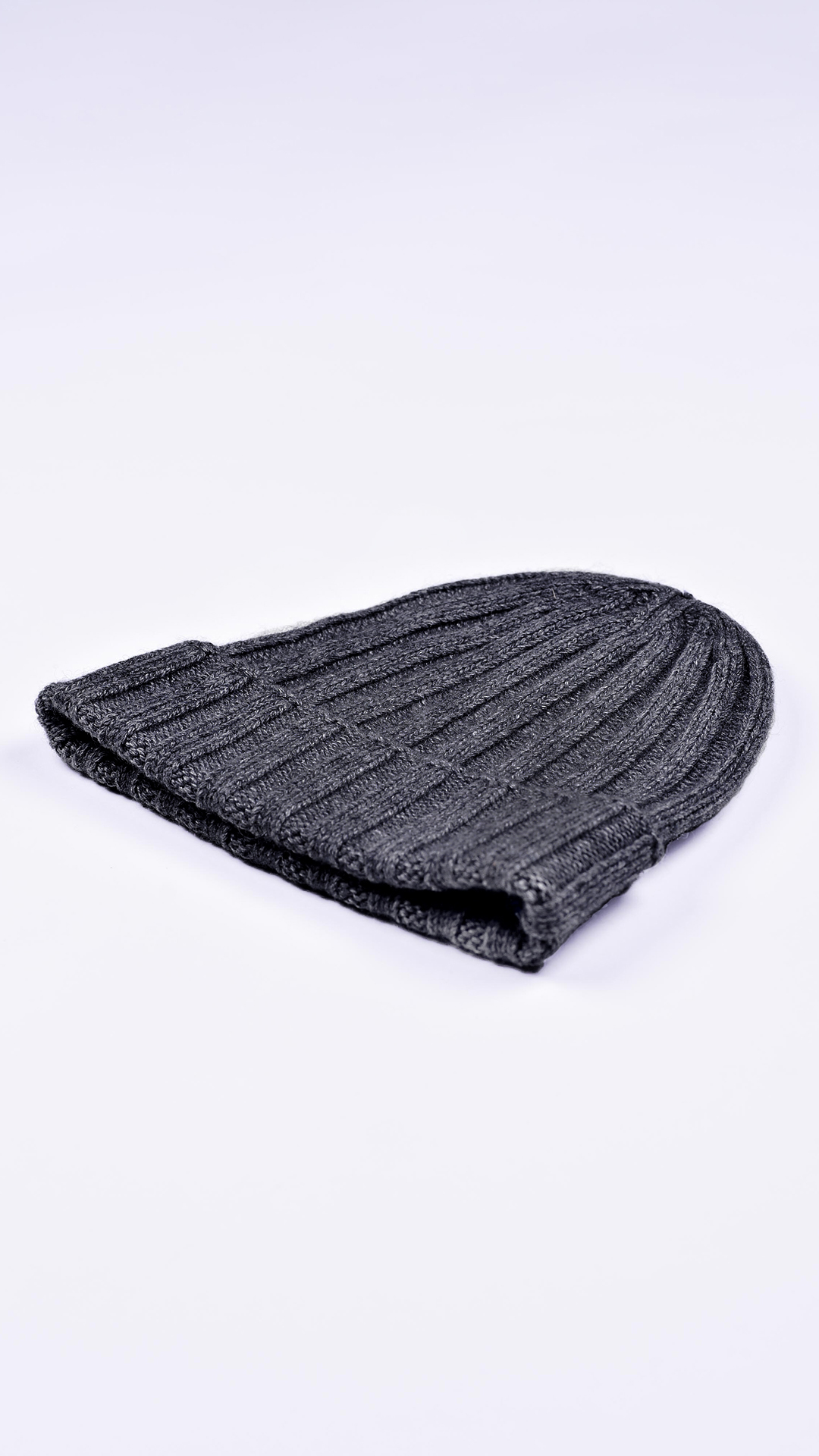Wallisdario grigio m 2 1stAmerican cappellino lana e cashmere Made in Italy da uomo - caldo berretto invernale a coste larghe