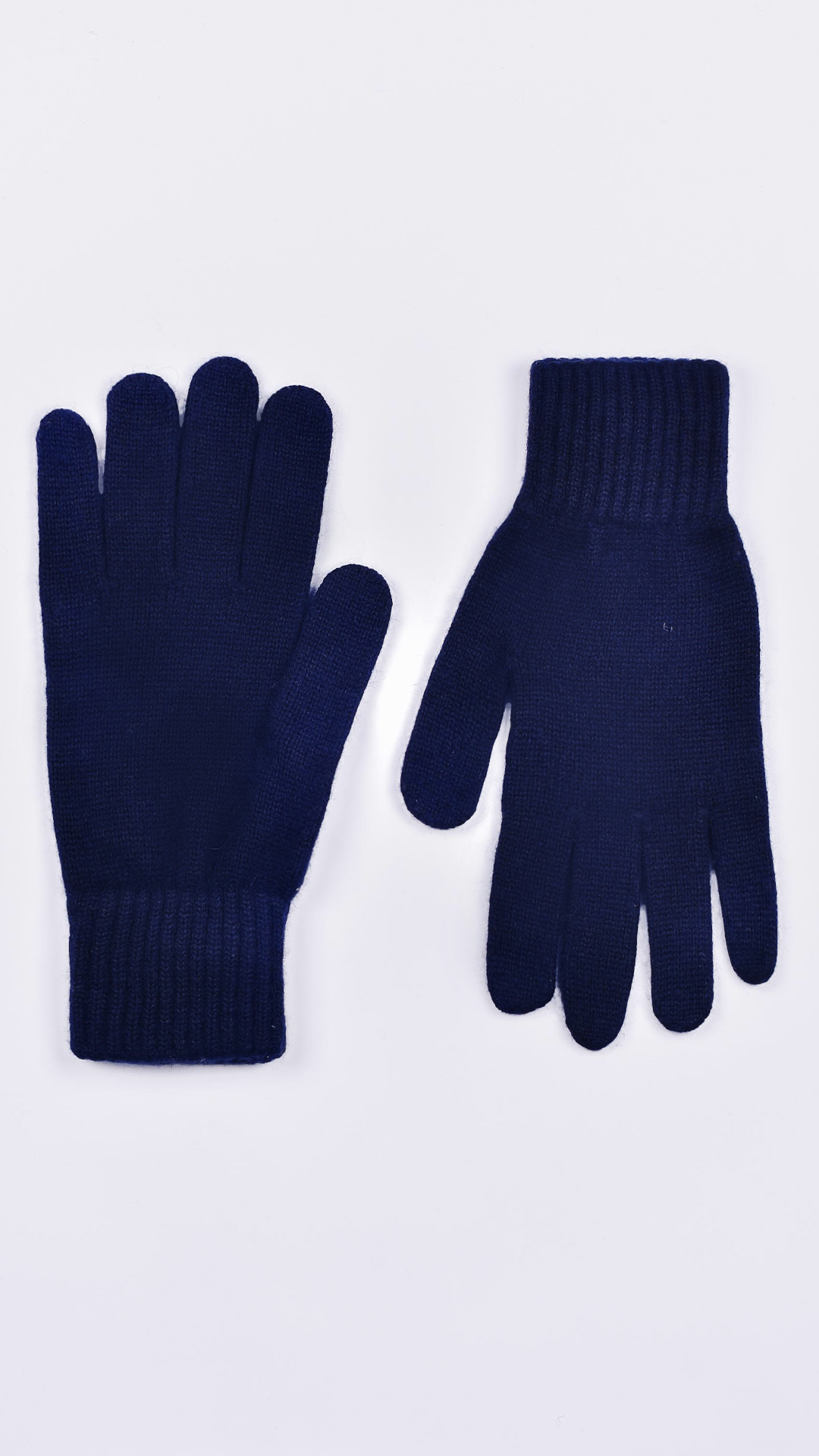 Glovesdario navy 1 1stAmerican guanti 100% puro cashmere da uomo Made in Italy - caldi guanti invernali