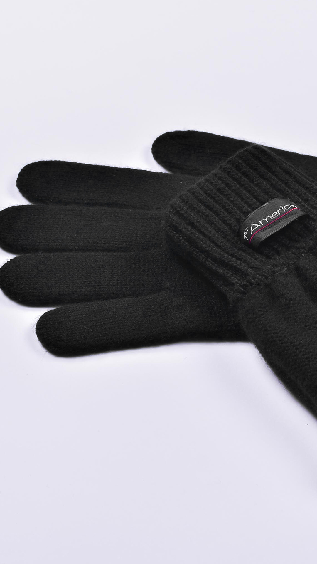 Glovesdario nero 3 1 1stAmerican guanti in lana e cashmere da uomo Made in Italy - caldi guanti invernali