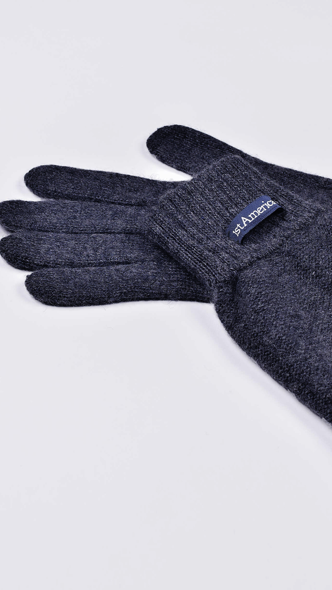 Glovesmixdario grigio m 3 1stAmerican guanti in lana e cashmere da uomo Made in Italy - caldi guanti invernali