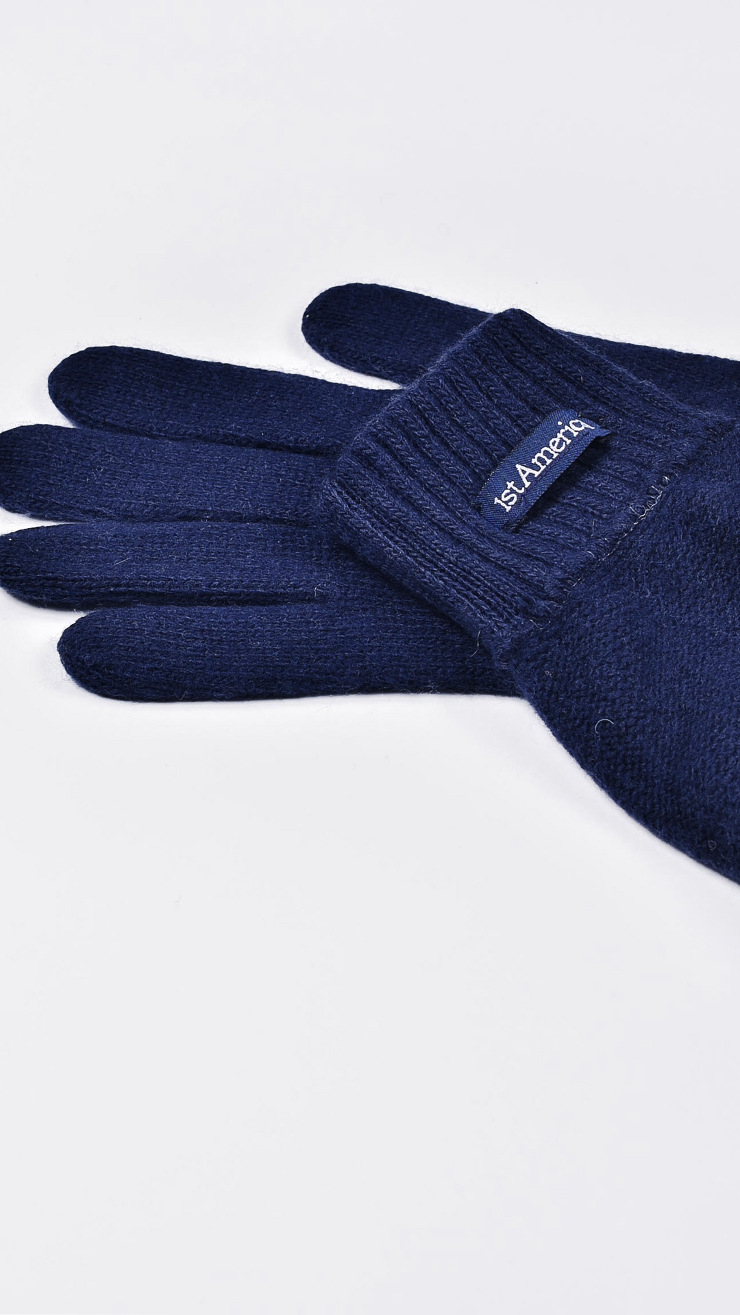 Glovesmixdario navy 3 1stAmerican guanti in lana e cashmere da uomo Made in Italy - caldi guanti invernali